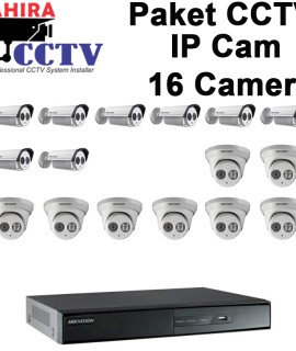 Paket CCTV IP Cam Super HD 16 Camera