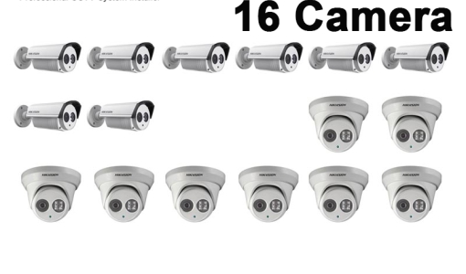 Paket CCTV IP Cam Super HD 16 Camera